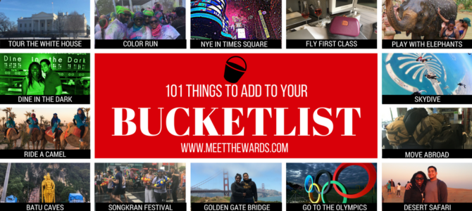 101 Things To Add To Your Bucket List