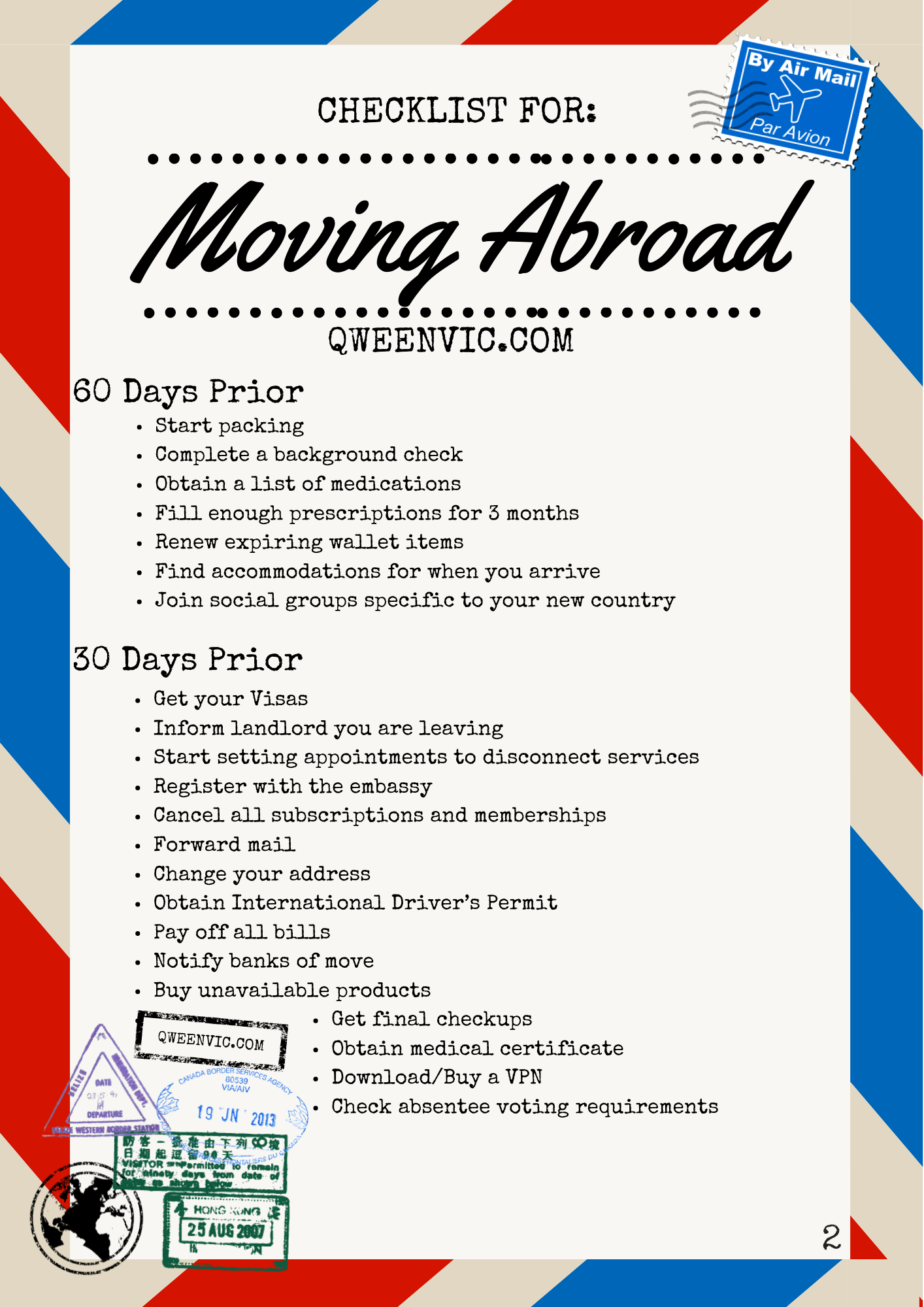 Moving Abroad 2023: The Ultimate Step-By-Step Checklist